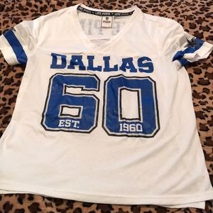 Victoria secret pink Dallas Cowboys jersey T-shirt